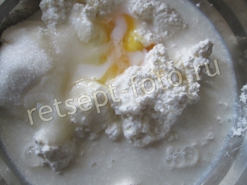 Творожная запеканка с цедрой и яблоками "Роза"