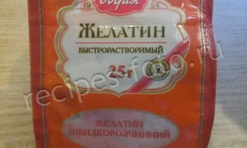 Творожное желе со сметаной