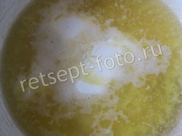 Творожные кексы с белковым кремом