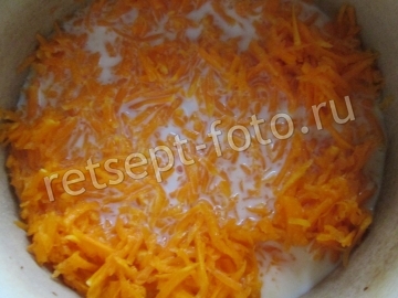 Тыквенная каша с пшеном и рисом на молоке
