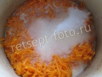 Тыквенная каша с пшеном и рисом на молоке