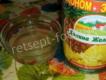 Тыквенный манник с сиропом
