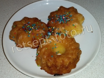 Тыквенный манник с сиропом