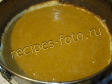Тыквенный пирог с кокосовой стружкой