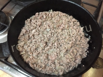 Тыквенный суп-пюре с сыром и фаршем