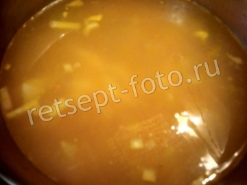 Уха по-фински с плавленым сыром