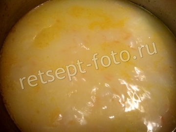 Уха по-фински с плавленым сыром