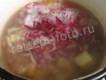 Украинский борщ без мяса