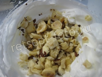 Вафельный торт с безе и сгущенкой