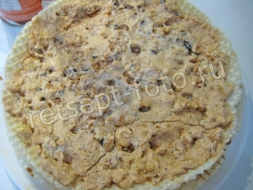 Вафельный торт с безе и сгущенкой