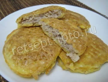 Вафли с фаршем