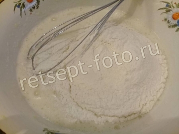 Ванильный торт с кремом "Пломбир" со сметаной