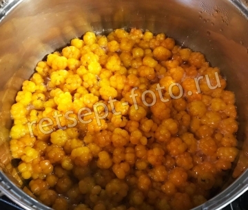 Варенье из морошки без воды