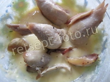 Вареная курица в кляре