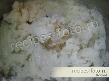 Вареники с картошкой из теста на воде с яйцом