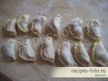 Вареники с клубникой