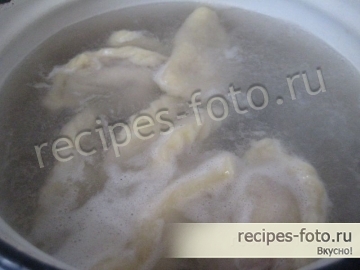 Вареники с вишней из теста на молоке