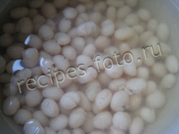 Винегрет с фасолью и огурцами
