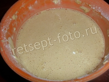 Влажный яблочный пирог с пропиткой