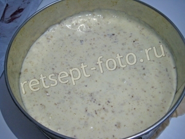 Воздушный Медовик с орехами и со сметанным кремом