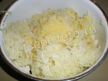 Закуска с красной рыбой и картошкой