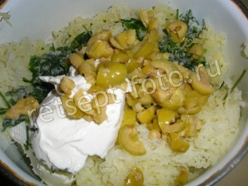 Закуска с красной рыбой и картошкой