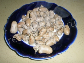 Заливное из курицы в формочках на Новый год