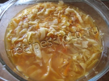 Запеканка из капусты и гречки без мяса в духовке