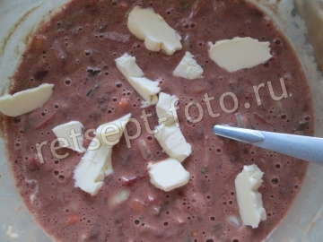 Запеканка из печени с овощами и творогом в духовке