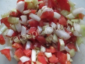 Запеканка из рыбного фарша с овощами