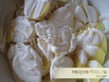 Запеканка картофельная с сыром и луком в духовке