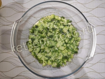Запеканка с брокколи и курицей для детей 1 год