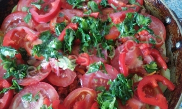 Запеканка с фаршем и кабачками