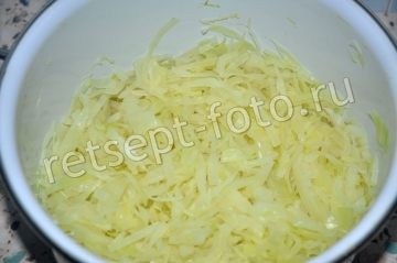 Запеканка с капустой и курицей