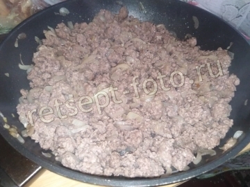 Запеканка с лавашом, фаршем и картошкой