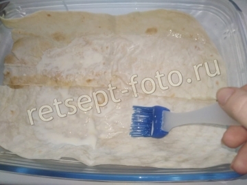 Запеканка с лавашом, фаршем и картошкой