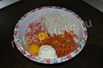 Запеканка с мясом и рисом