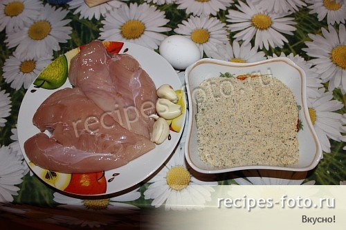 Жареная курица на сковороде