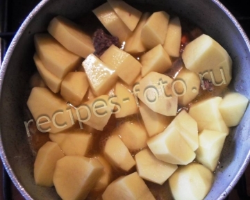 Жаркое из говядины с картошкой в духовке