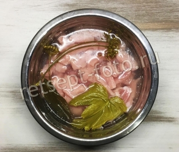 Жаркое из свинины в рассоле с картошкой