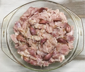 Жаркое из свинины в рассоле с картошкой
