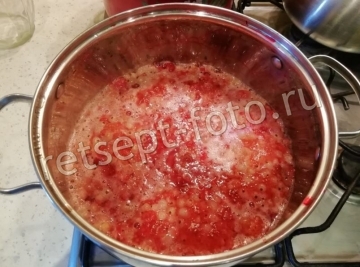Желе из белой смородины и малины