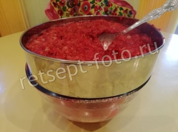Желе из белой смородины и малины