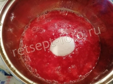 Желе из белой смородины и малины