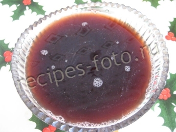 Желе из варенья и желатина