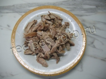 Жюльен с вешенками и курицей
