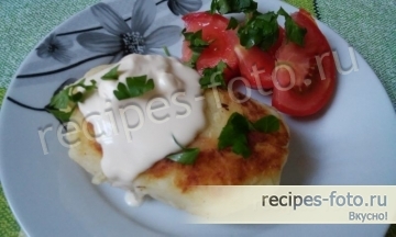 Зразы картофельные с мясом