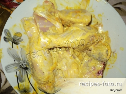 Курица в медово-горчичном соусе