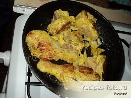 Курица в медово-горчичном соусе