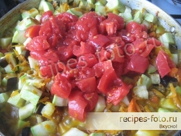 Икра кабачковая с баклажанами и болгарским перцем